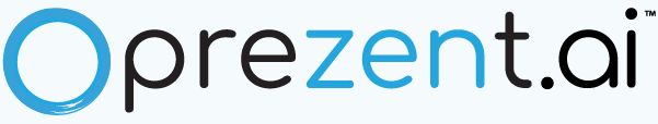 The original 2021 prezent.ai wordmark